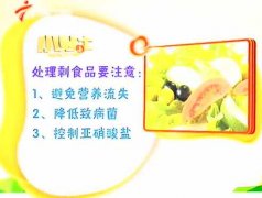 20130327健康来了视频和笔记:范志红讲剩食品,如何洗菜,亚硝酸盐