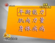 20130828贵州卫视养生视频和笔记：牛国卫讲老年人如何防滑倒