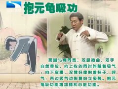 20131226饮食养生汇视频和笔记:芦春讲抱元龟息功,马步双推掌