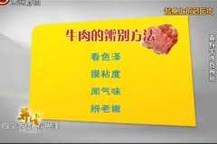 20140318贵州卫视养生视频和笔记：董金狮讲辨别注水肉的方法