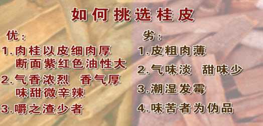如何挑选桂皮