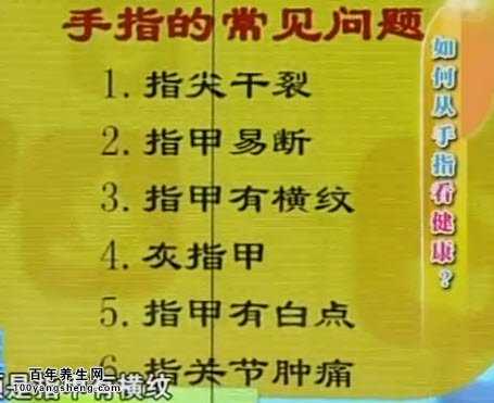 手指的常见问题