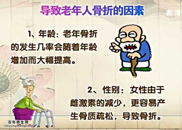 老年人骨折的原因