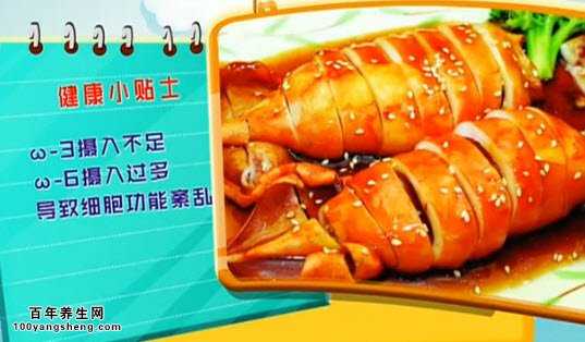 ω-3和ω-6比例维持在1:4-6是人体达到最佳的健康状态