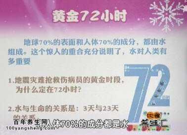 人无时无刻都需要水