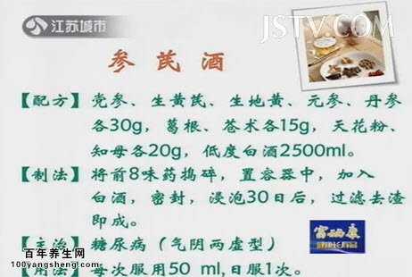 药酒配方