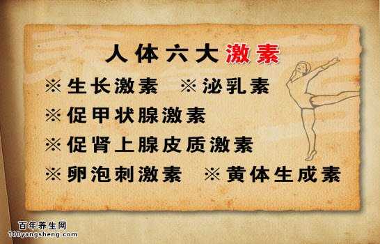 人体的六大激素