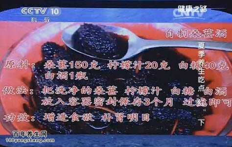 桑葚酒的制作方法