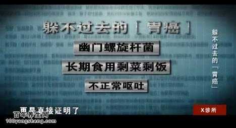 胃癌的发病因素