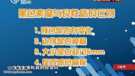黑色素瘤和痣的区别