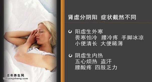 肾虚也分阴阳