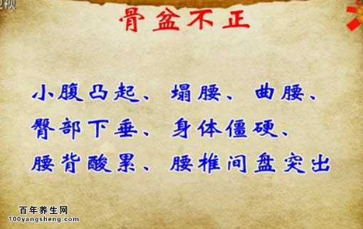 骨盆不正