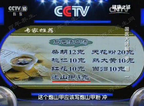 复元活血汤