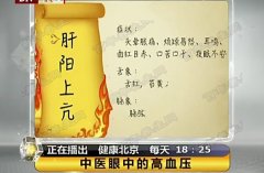 20170220健康北京视频和笔记:赵含森,高血压,肝肾阴虚,痰湿阻滞