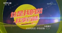 20171002健康之路视频和笔记:张纾难,秋季药膳,萱草,黄花菜,百合
