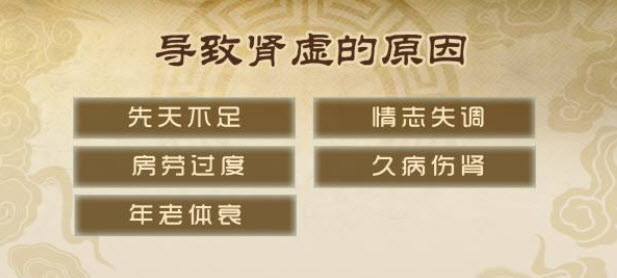 肾虚的原因