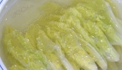 20181225家政女皇视频和笔记:国宴开水白菜,芙蓉鸡片的制作方法