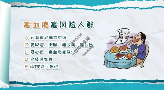 高血脂的高风险人群是哪些