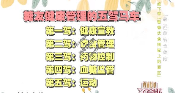 糖尿病五驾马车