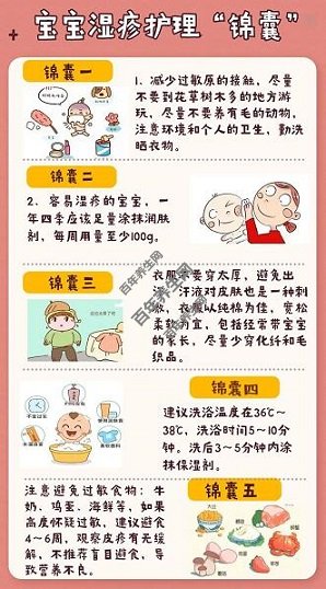 宝宝湿疹护理锦囊