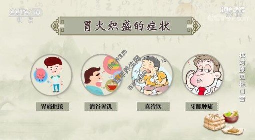 胃火炽盛的症状