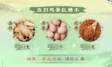 当归鸡蛋红糖水