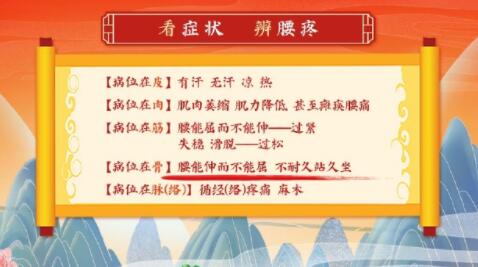 看症状辨腰疼