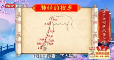 肺经的穴位图