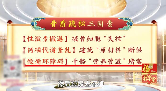 骨质疏松三因素